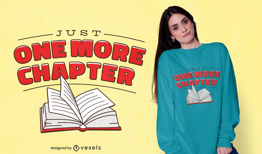 One more chapter t-shirt design One more chapter t-shirt design