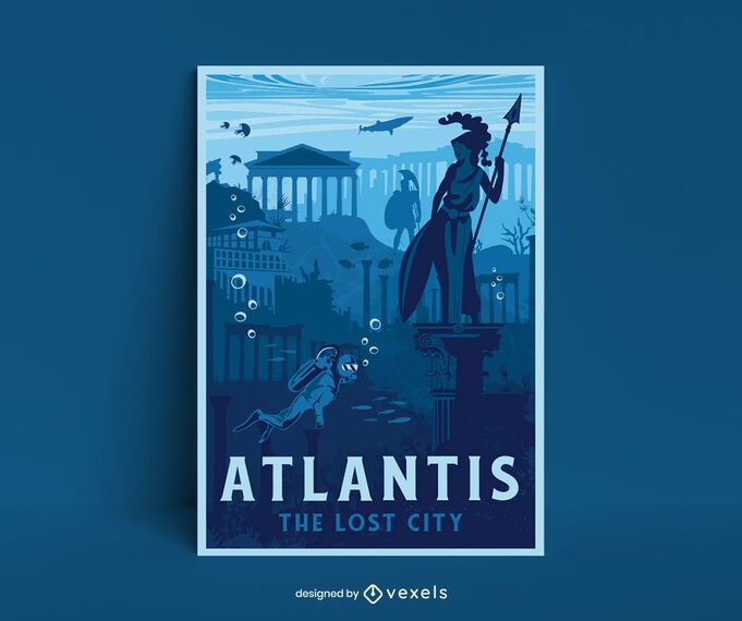 Atlantis poster design Atlantis poster design