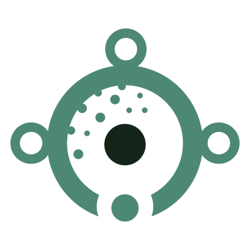 Logotipo de ojo alienígena