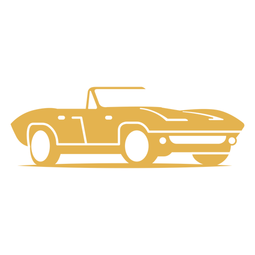 Antikes Sportwagen-Logo PNG-Design