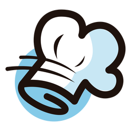 Logotipo de ropa de gorro de chef Diseño PNG