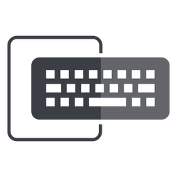 Teclado de computador e logotipo do monitor