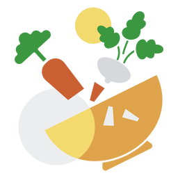 Logo der Kochzutaten PNG-Design