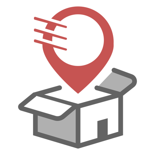 Delivery place logo PNG Design