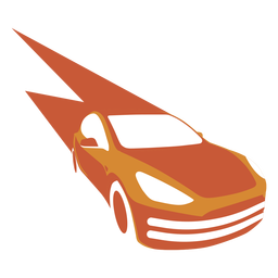 Fast speeding car logo PNG Design