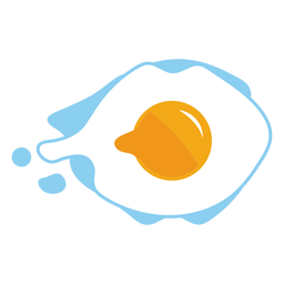 Fried Egg Logo PNG & SVG Design For T-Shirts