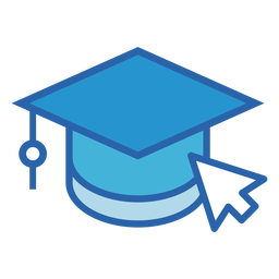 Logotipo de educación en línea Diseño PNG
