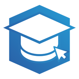 Logotipo de la escuela en línea Diseño PNG