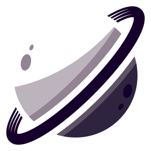 Logotipo da Planet Saturn Desenho PNG