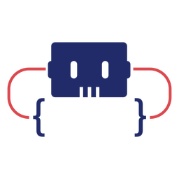 Logotipo de soportes de programación Diseño PNG