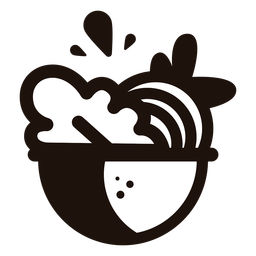 Salad bowl logo PNG Design Transparent PNG