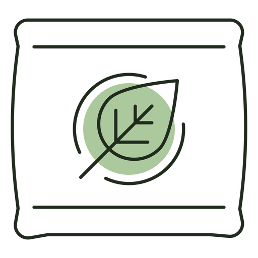 Logotipo da sacola de sementes Desenho PNG