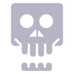 Logotipo da silhueta do crânio Desenho PNG