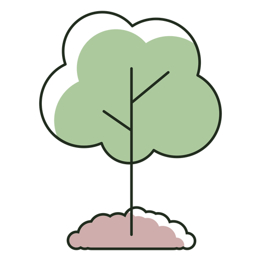 Tree planted logo - Transparent PNG & SVG vector file