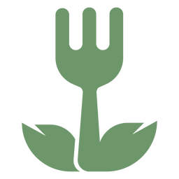 Logotipo de comida vegetariana