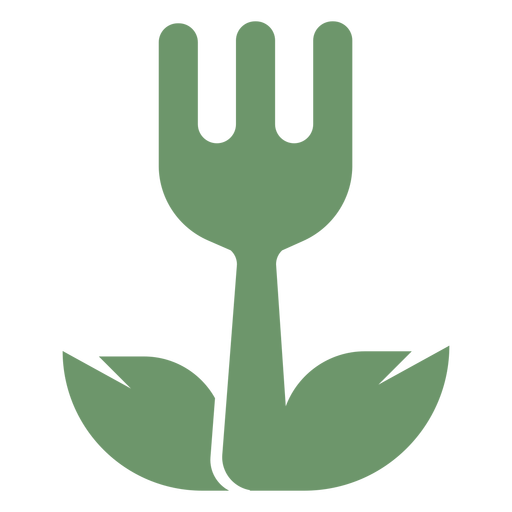Vegetarisches Lebensmittel-Logo PNG-Design