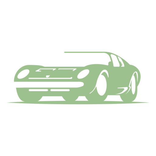 Vintage schnelles Auto Logo