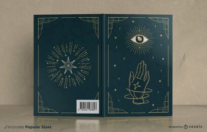 Diseño de portada de libro místico