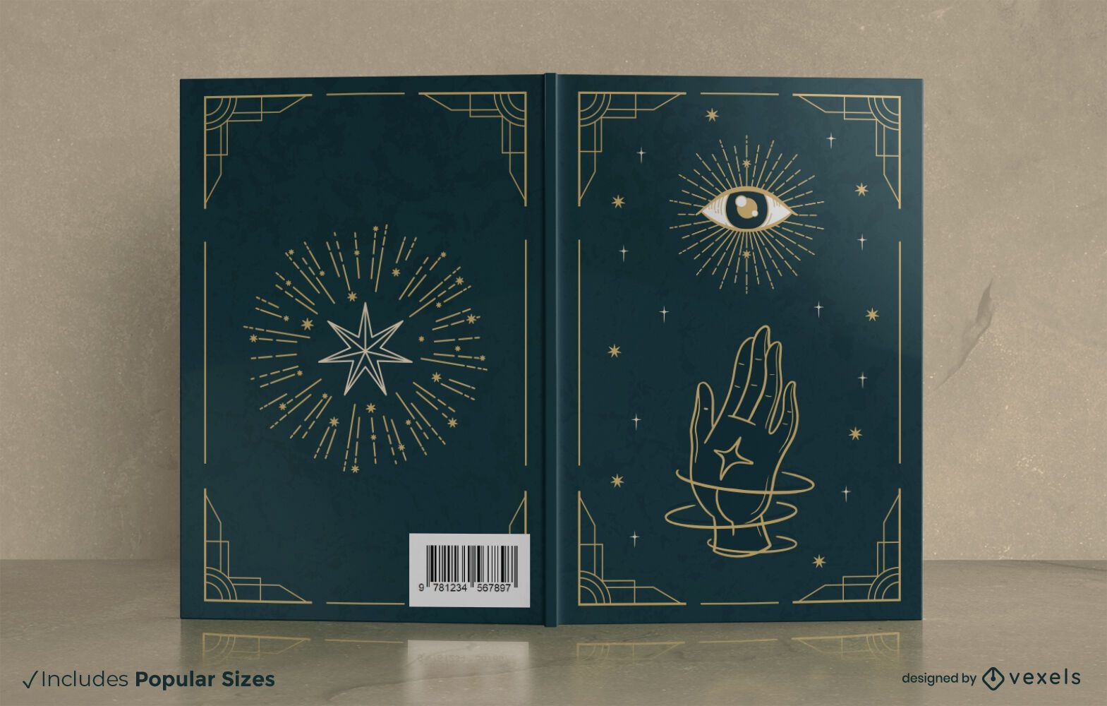 Mystical book cover design