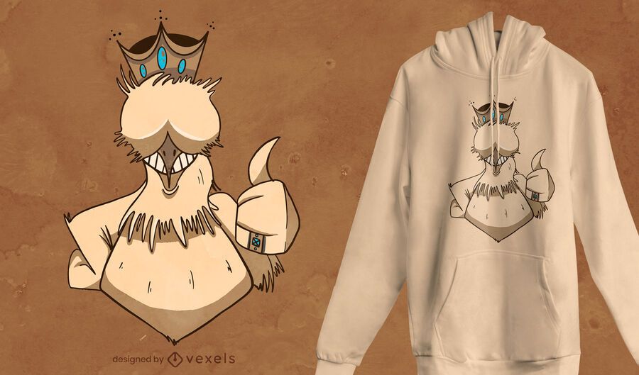 Diseño de camiseta Chicken King Diseño de camiseta Chicken King