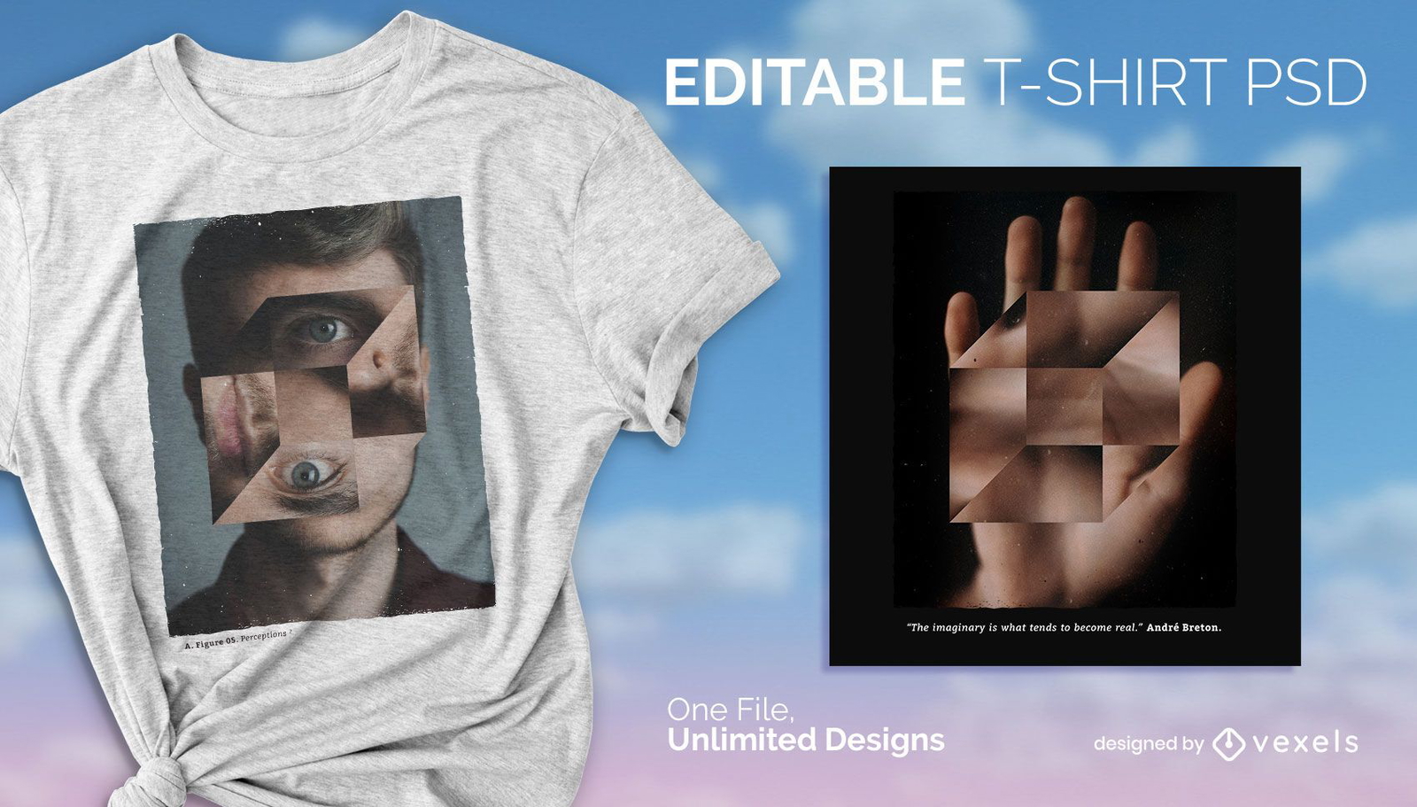 Cube t-shirt design psd