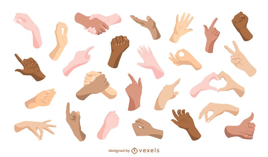 Hand gestures collection Hand gestures collection
