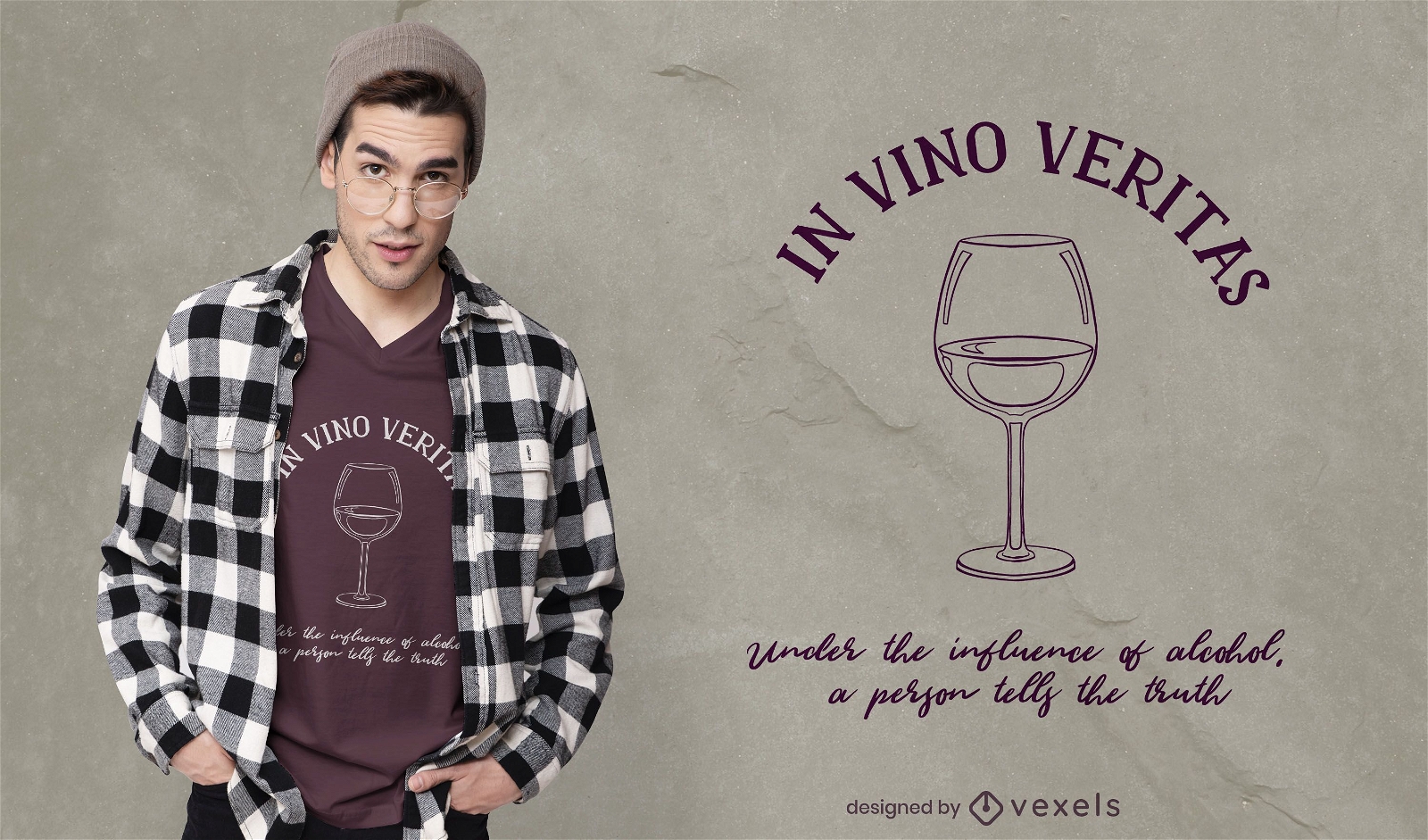 Im Vino Veritas T-Shirt Design
