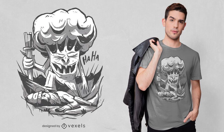 Design de camisetas de luta de lenhador Design de camisetas de luta de lenhador