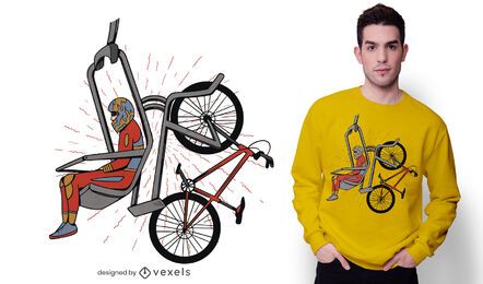 Fahrradlift-T-Shirt Design
