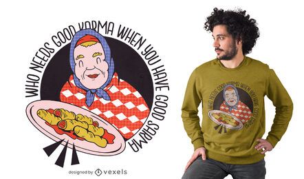 Buen diseño de camiseta sarma