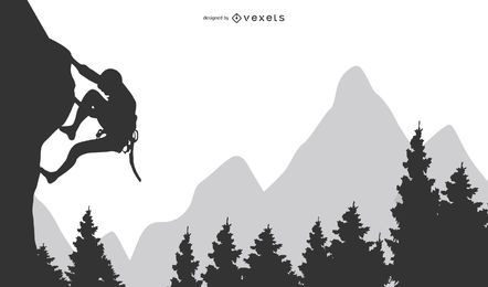 Clipart de Rock Mountain ou Hill Climibing Clipart de Rock Mountain ou Hill Climibing