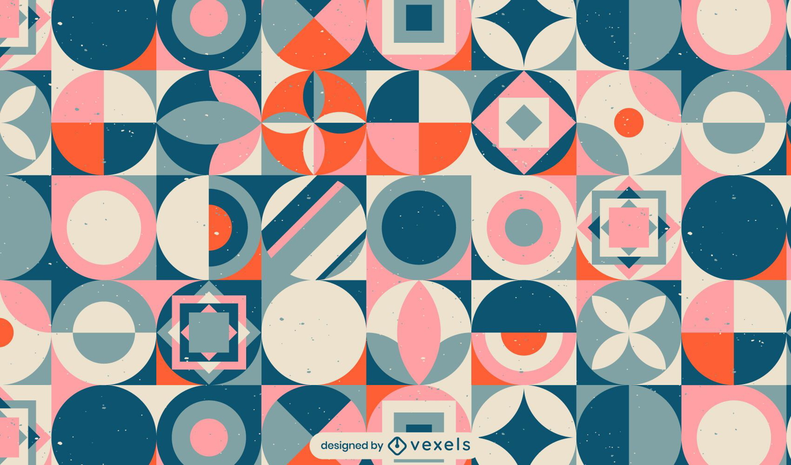 Geometric scandinavian pattern design