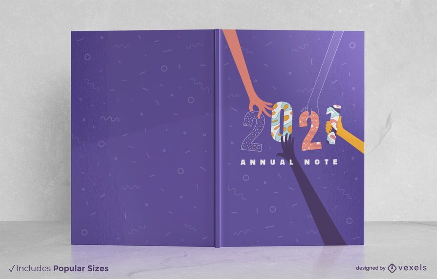 Design da capa do livro de 2021 Design da capa do livro de 2021