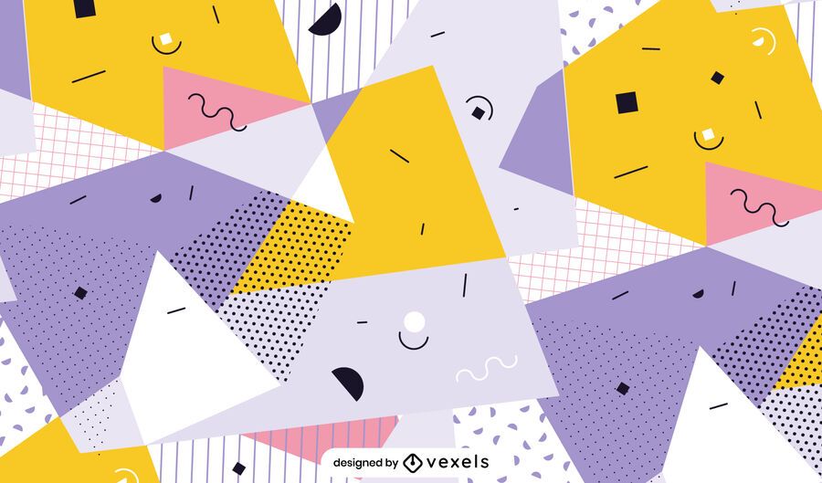 Abstract geometric shapes pattern design Abstract geometric shapes pattern design