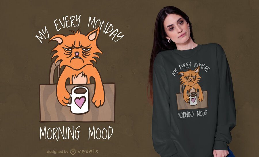 Every monday mood t-shirt design Every monday mood t-shirt design