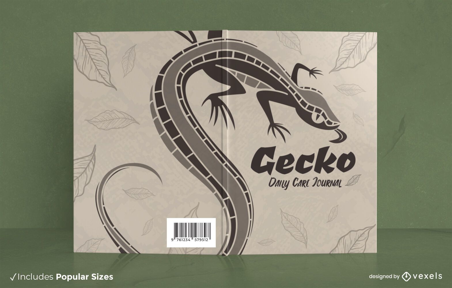 Design da capa do livro Gecko Care