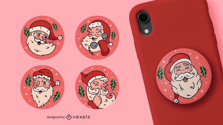 Santa claus popsocket set Santa claus popsocket set