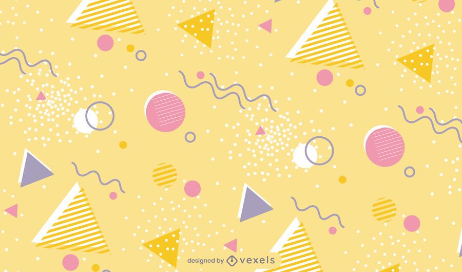 Shapes and lines pattern design Shapes and lines pattern design