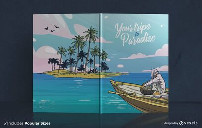 Design da capa do livro Viagens ao paraíso Design da capa do livro Viagens ao paraíso