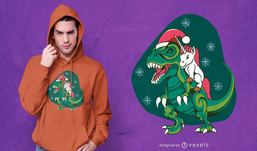 Unicorn riding dinosaur t-shirt design Unicorn riding dinosaur t-shirt design