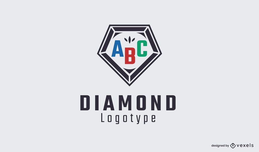 Plantilla de logotipo de diamante Plantilla de logotipo de diamante