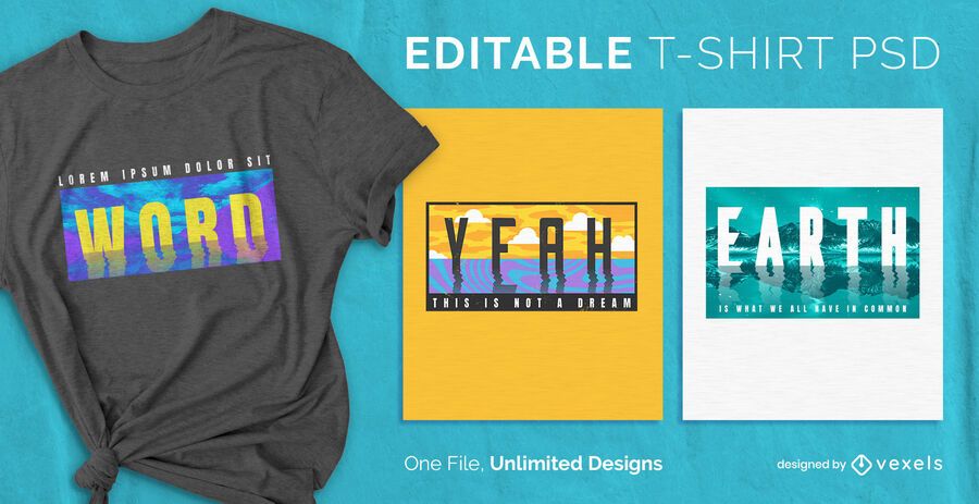 Water scalable t-shirt PSD Water scalable t-shirt PSD