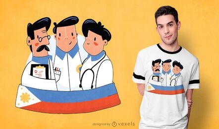 Filipino medics t-shirt design