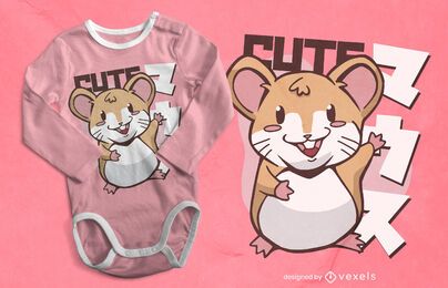 Kawaii mouse t-shirt design Kawaii mouse t-shirt design