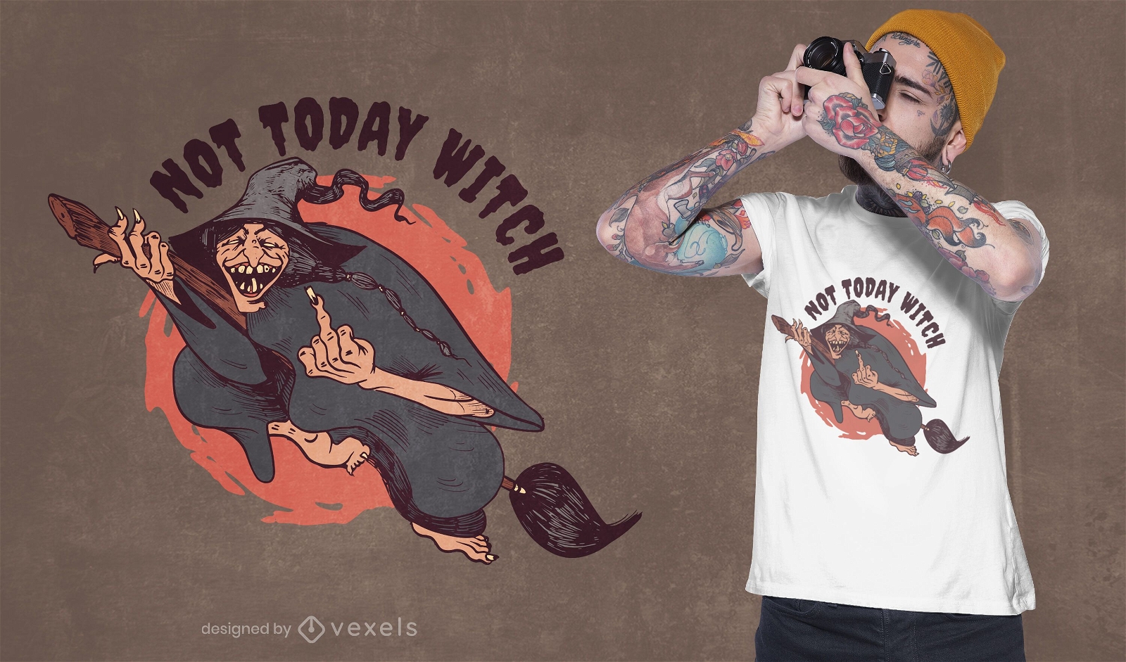 Not today witch t-shirt design