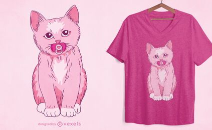 Baby Kätzchen T-Shirt Design
