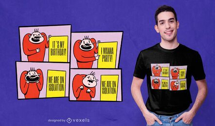 Diseño de camiseta Board meme