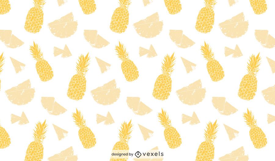 Yellow pineapple pattern design Yellow pineapple pattern design
