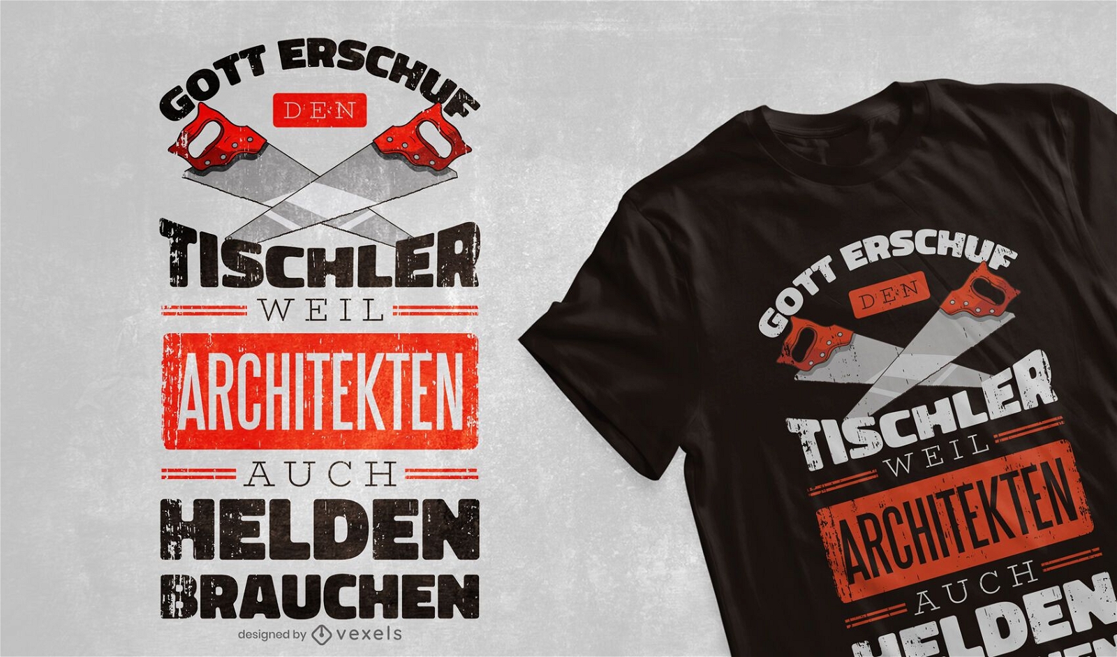 Zimmermann Helden T-Shirt Design
