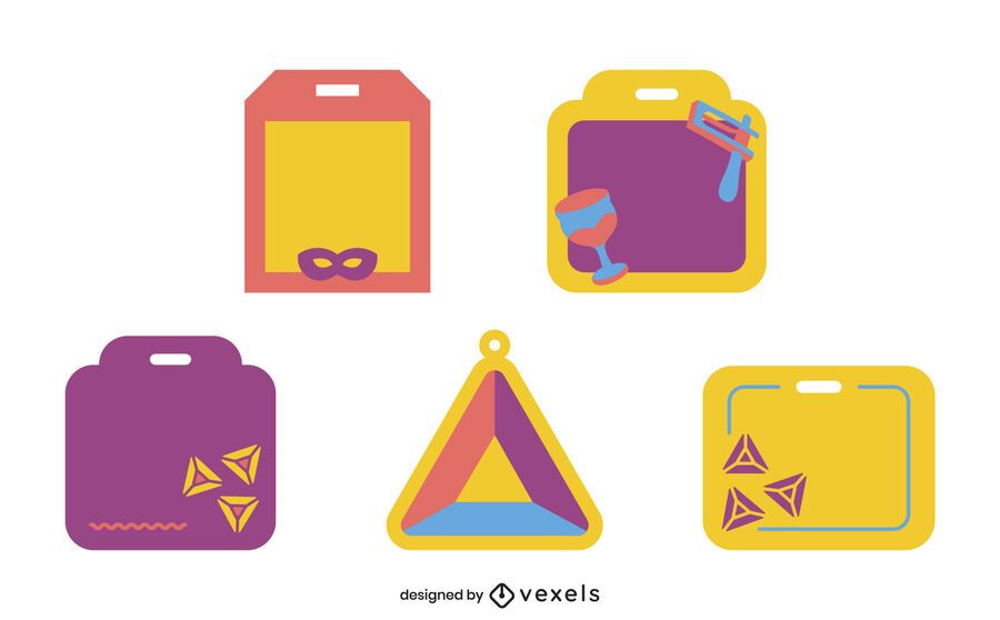Purim tag set Purim tag set